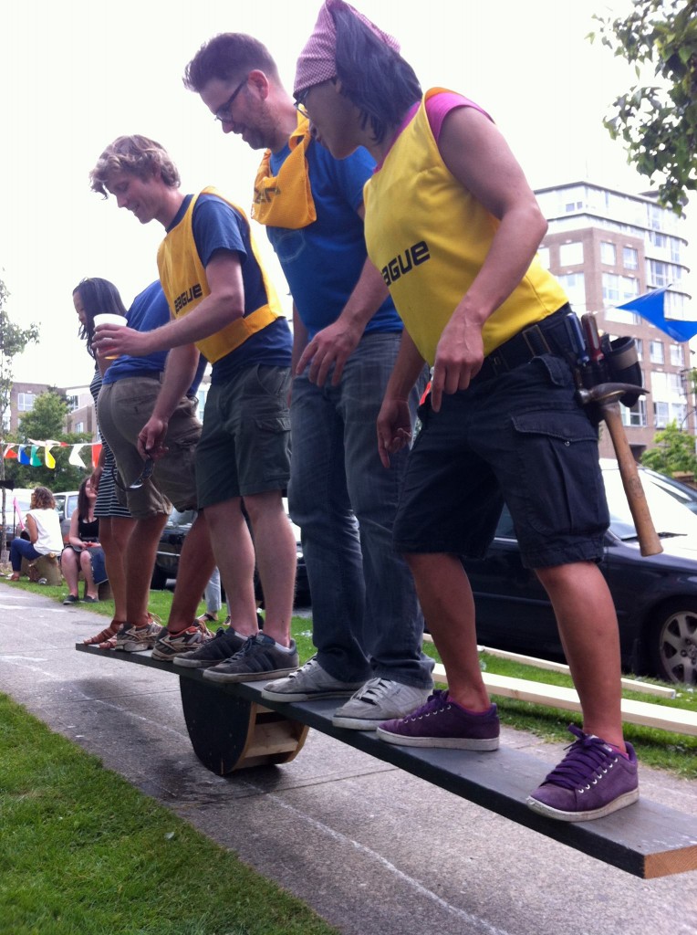 Teetering at the Western Front. Photo: Cherryl Masters.